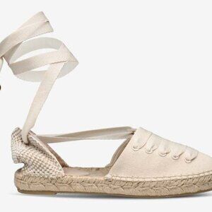 Weekend Max Mara Kirsh Espadrille Shoe Natural Size 41  (US 11)